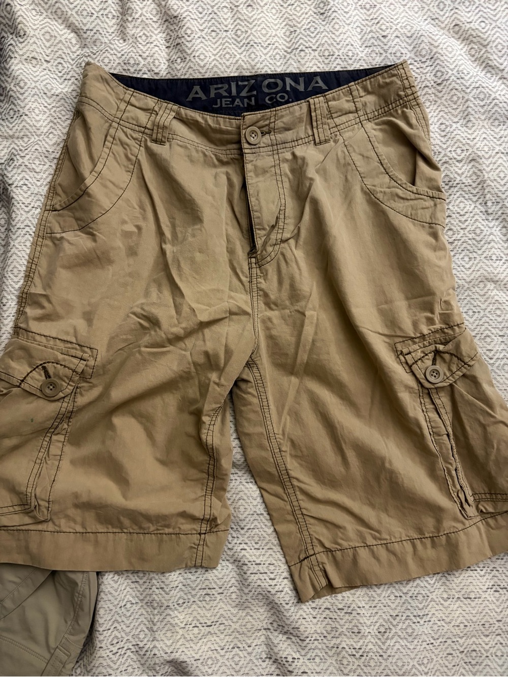 Arizona Jean Company Khaki Cargo Shorts